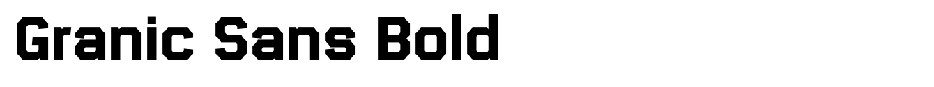Granic Sans Bold image